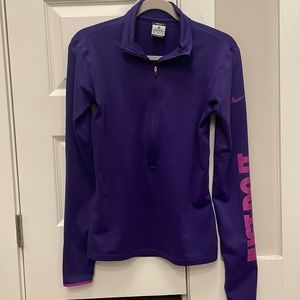 Nike dri-fit half zip